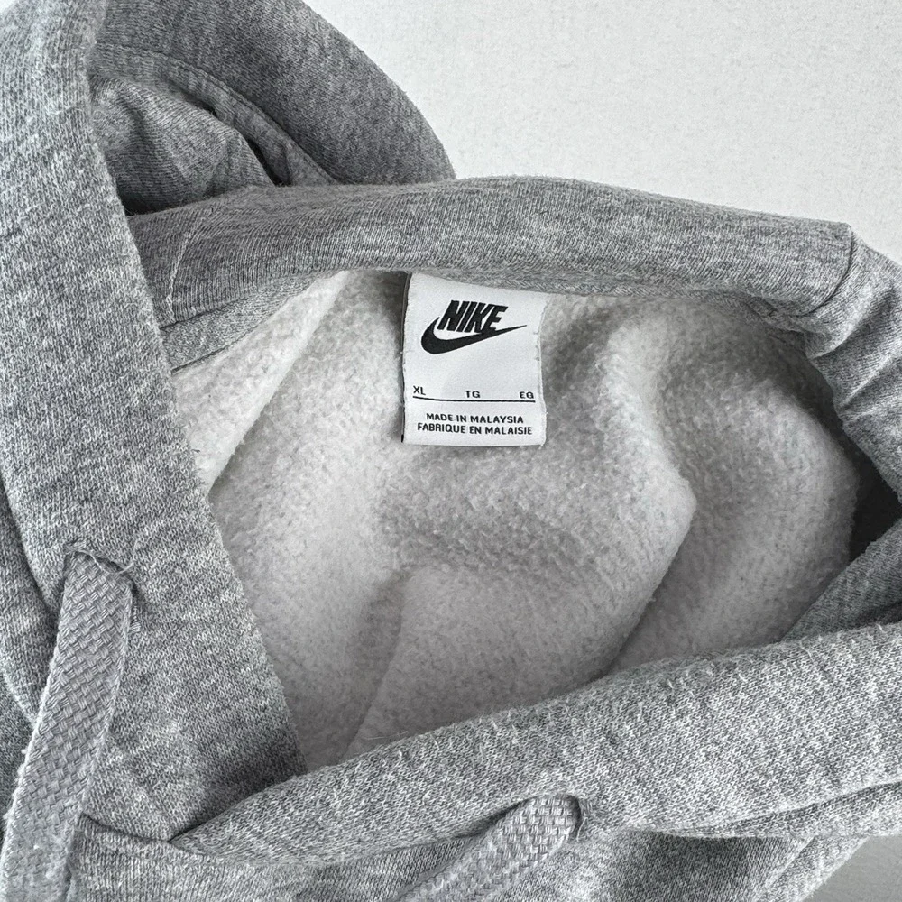 Nike Sportswear Club Fleece‎ Hoodie Mens XL Gray Sweatshirt